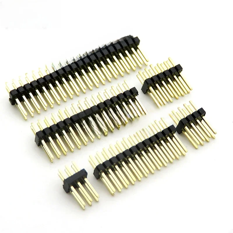 1.27mm 1.27 Dwurzędowe męskie 2 ~ 40P Odłączane złącze płytki PCB Pasek złącza Pinheader 2*3/4/5/6/7/8/10/12/15/20/40p 3-50P — zdjęcie 2