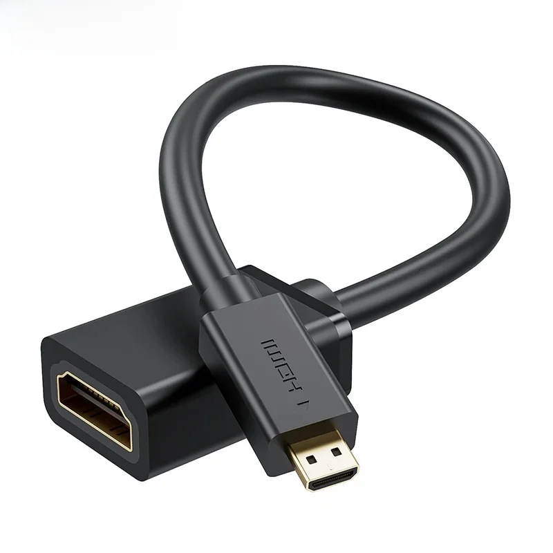 Câble Micro HDMI 4K 60Hz, adaptateur de câble HDMI vers Micro HDMI 2.0 bidirectionnel pour Raspberry Pi 5/Pi 4/GoPro Hero 7 6/tablettes portables