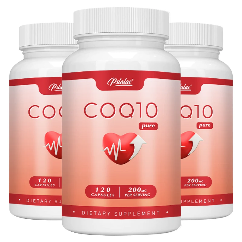 CoQ10 200mg - Energy Production, Heart Health, Blood Pressure Levels and Immune Support, Antioxidant - 120 Capsules