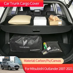 for Mitsubishi Outlander Peugeot 4007 2007~2013 Auto Trunk Cargo Cover Luggage Storage Rear Boot Tray Security Shielding Shade