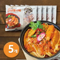 맛있는 녀석들 묵은지 김치우동 나베 1180g x 5