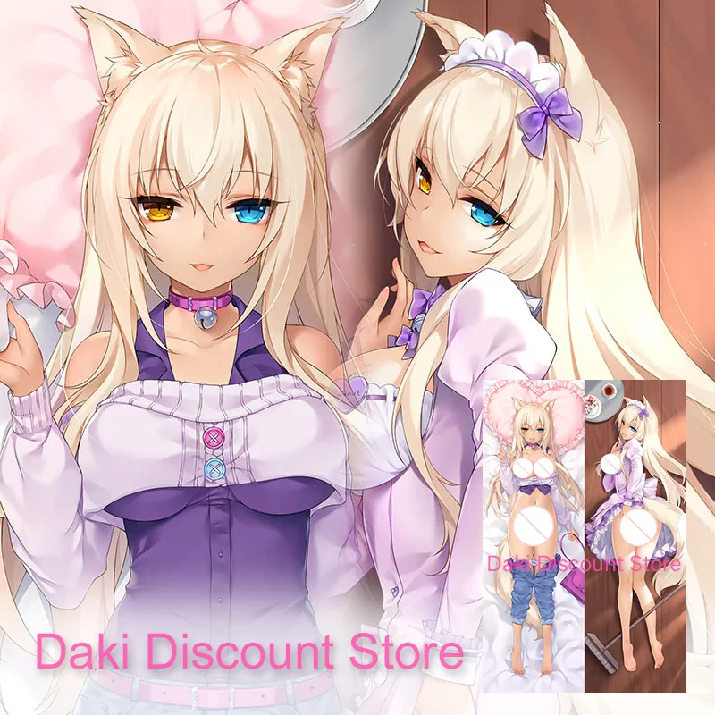 Dakimakura Coconut Nekopara Anime Double Sided Print Life Size Body Pillow Cover Pillowcase