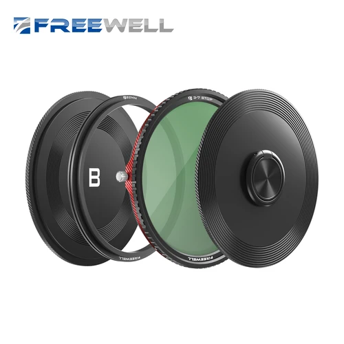 Freewell V2 Filtro híbrido magnético VND/CPL 3-7 paradas - Cámaras digitales Combo de filtro VND y CPL ajustable de primera calidad