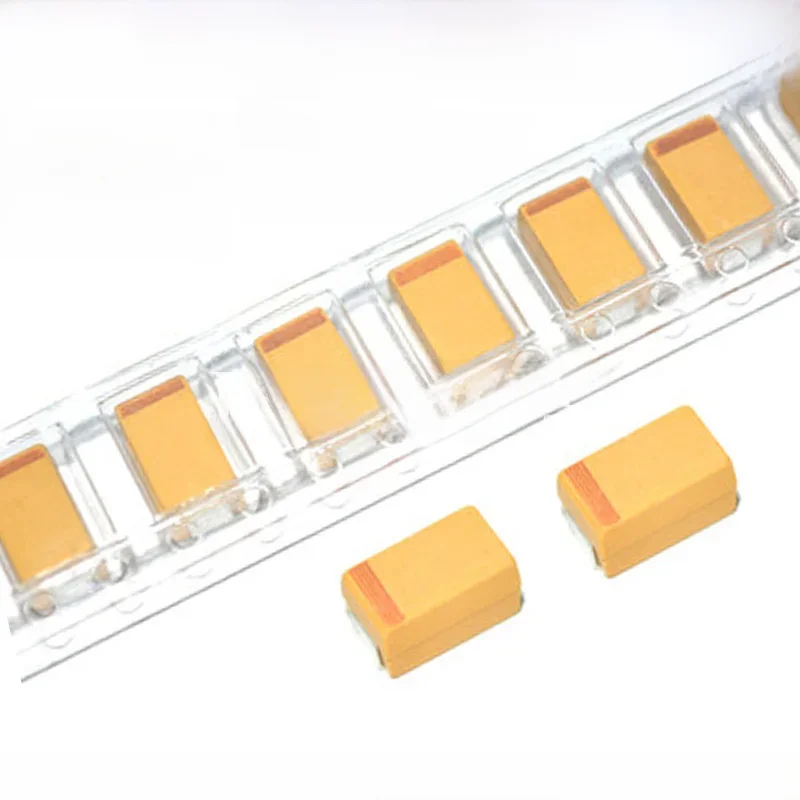 50PCS Kondensator tantalowy typu A 3216 16V1UF 16V4.7UF 16V10UF 16V22UF 10V10UF 25V1UF 16V47UF 105C 475C 106C 105E 476C Pojemność — zdjęcie 2