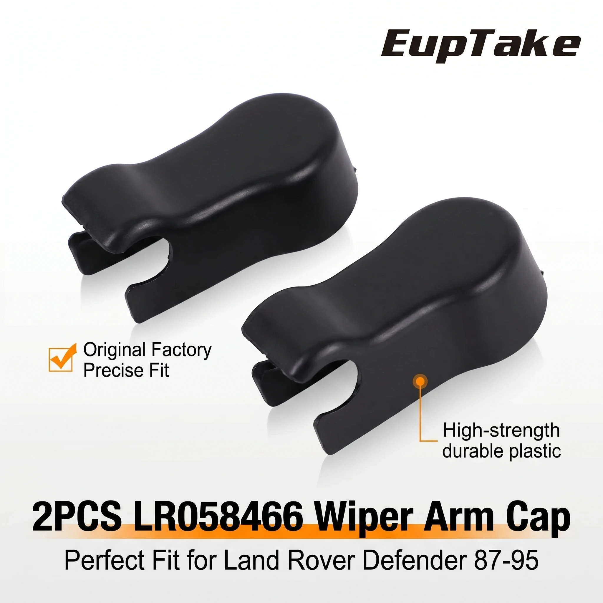 2Pcs Windscreen Wiper Arm Nut Cap Cover LR058466 For Land Rover Range Rover Defender 1987-2016 Exterior Replacement Accessories
