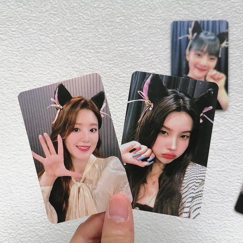 5Pcs/Set KPOP (G)I-DLE I am FREE-TY World Tour Concert Double-Sided Photocards YUQI MIYEON Cute Selfie LOMO Card Fans Collection