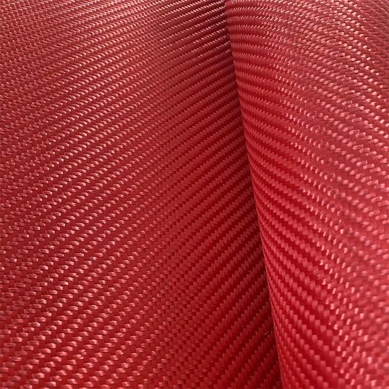 Kafu KFA240H red Kevlar fabric 1500D 240g aramid fiber cloth DIY interior decoration fabric for automobile and motorcycle