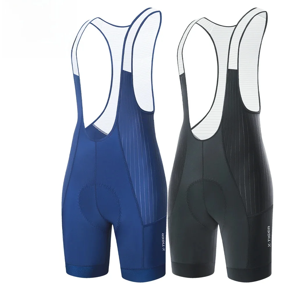 AliExpress X-TIGER Men's Cycling Shorts Long Distance Riding Bib Shorts Pro Men's Cycling Shorts High Density Foam Cushion 5 CM Leg Gripper
