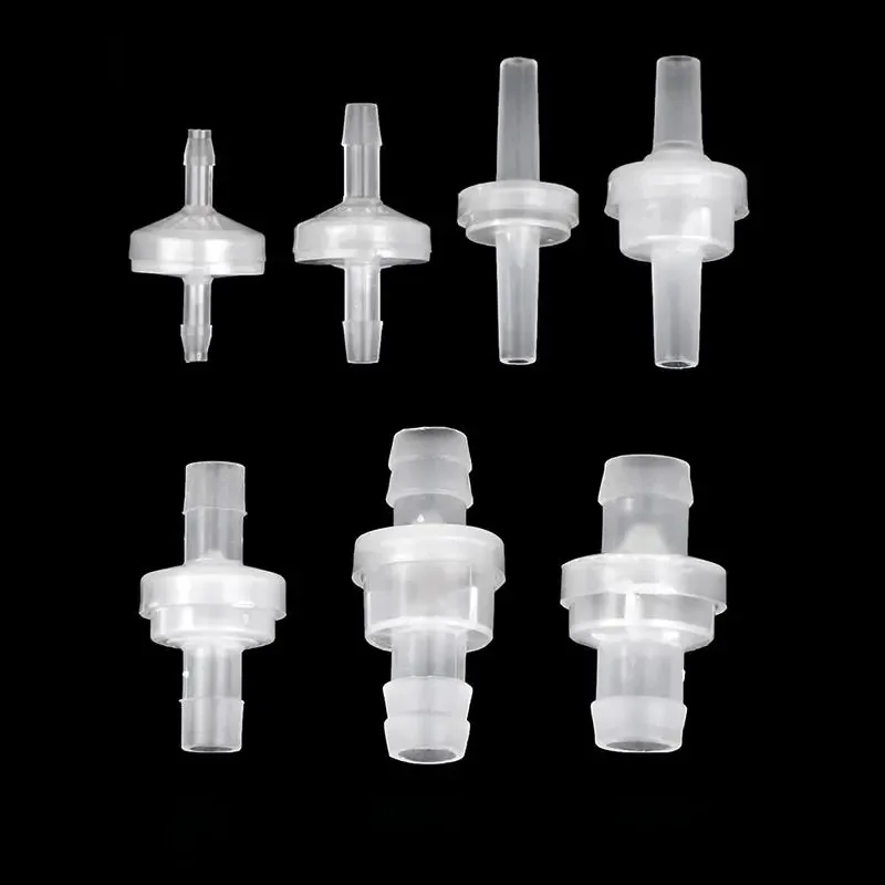 Clapet anti-retour en plastique, diamètre 3mm, 4mm, 5mm, 6mm, 8mm, 10mm, 12mm