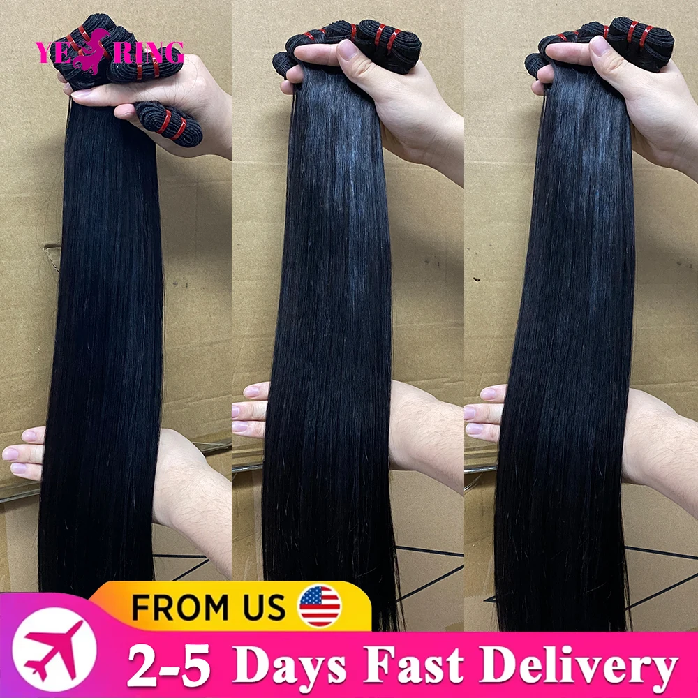 مزدوج تعادل حزم من شعر طبيعي مفرود 15A البرازيلي غير المجهزة عذراء أعلى جودة وصلات شعر خام حزم 100% الشعر البشري