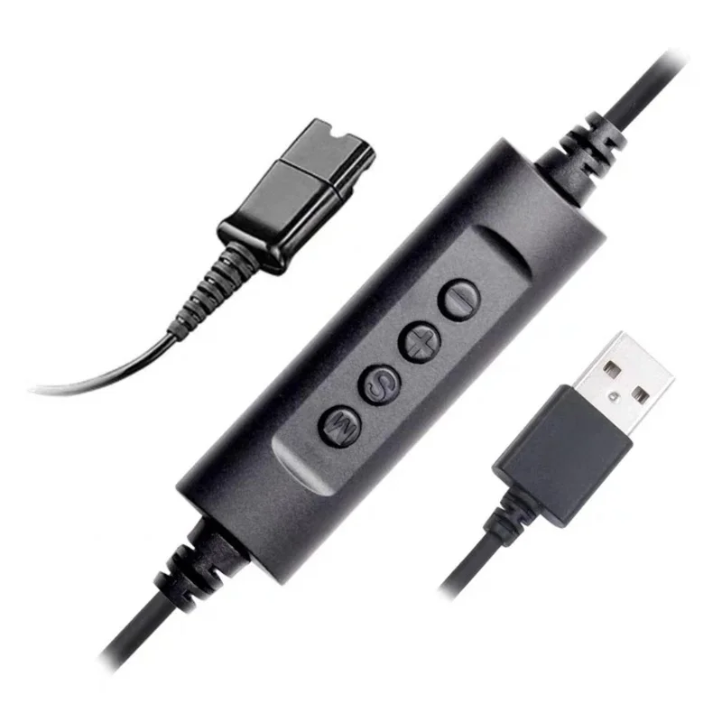 Câble QD à déconnexion rapide du casque vers câble adaptateur USB avec ajusteur de volume USB-QD accessoire de câble adaptateur pour casque