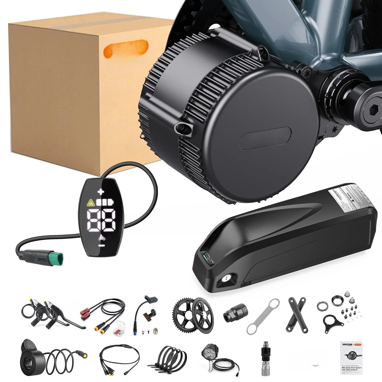 AliExpress BAFANG 36V 250W Mid Motor Drive Conversion kit With 17.4Ah 25Ah Li-ion Battery Eletrical Bike Ebike Motor Kit For City Commute