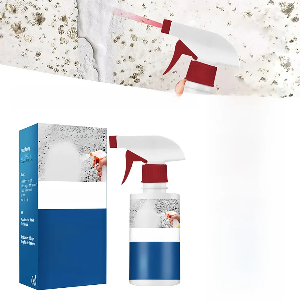 Spray nettoyant puissant pour salle de bain, 60ML, dissolvant de taches, élimine rapidement le détartrage, accessoires de nettoyage de toilettes, nettoyant polyvalent