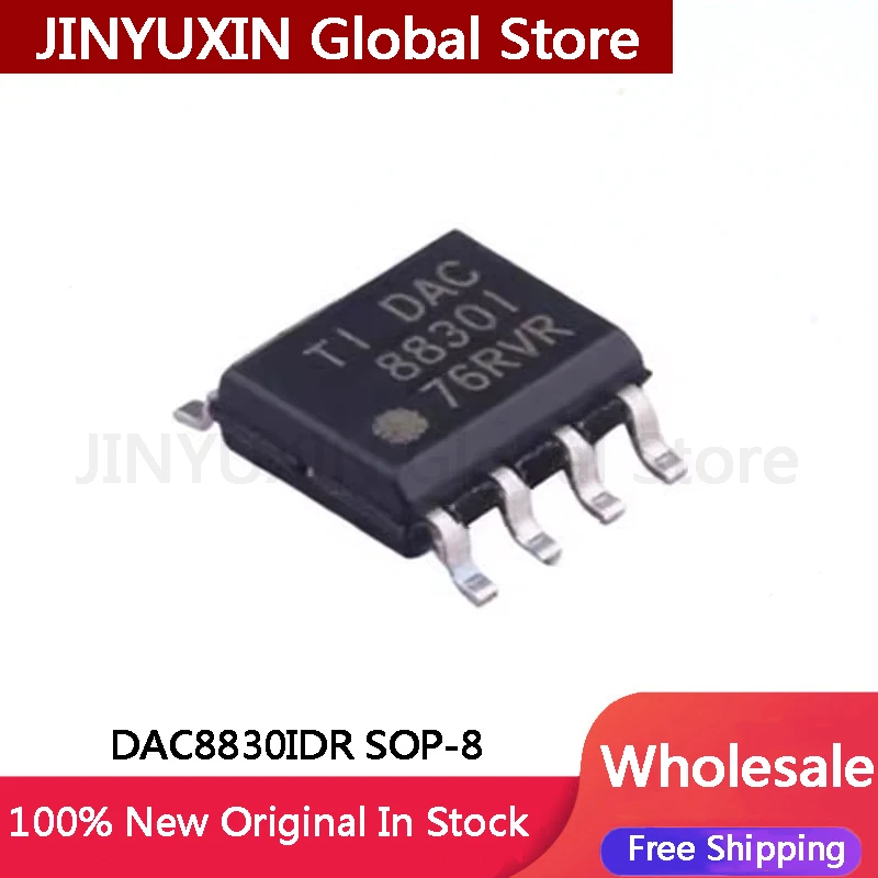 2-10Pcs DAC8830IDR DAC8830CDR DAC8830 SOP-8 IC Chip In Stock