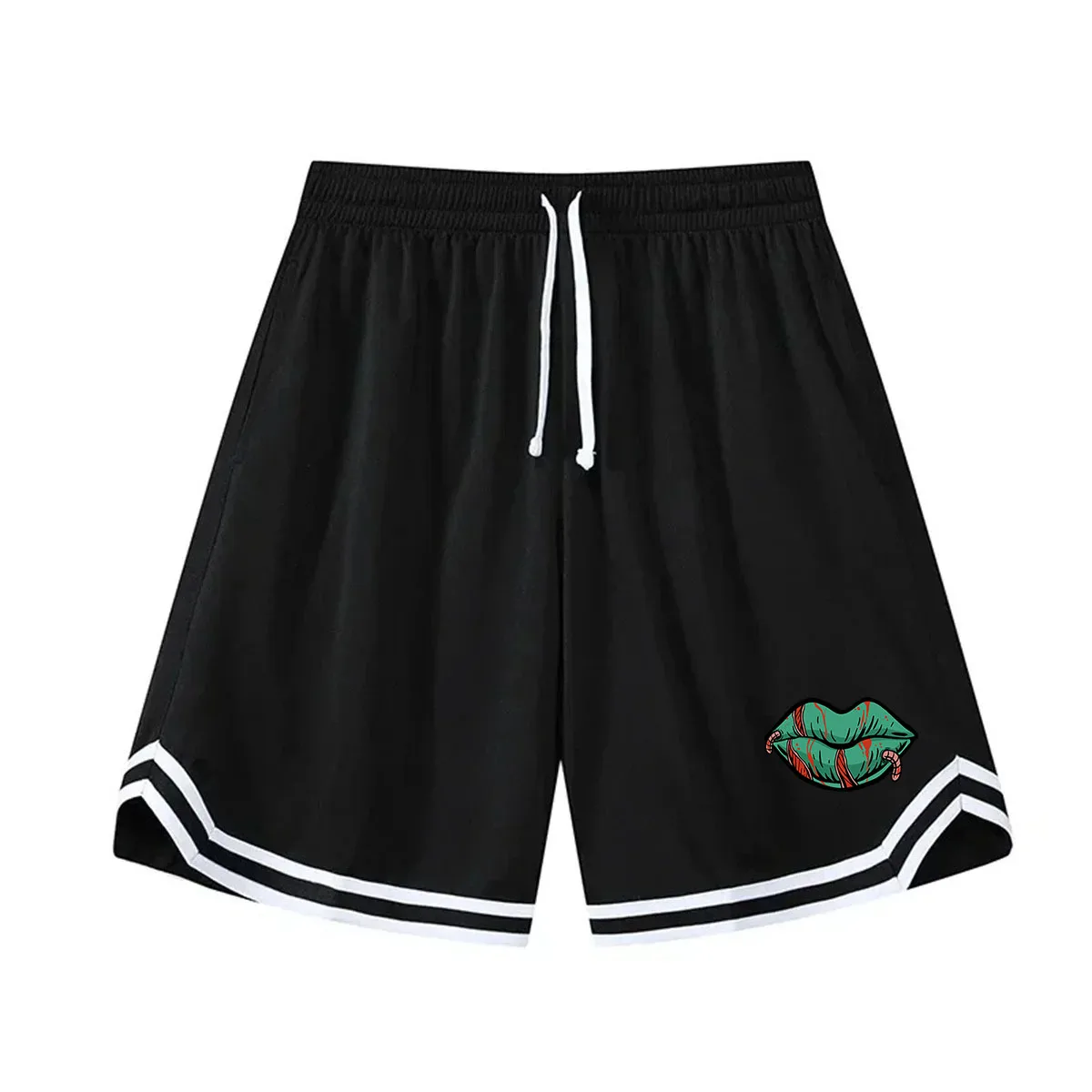 Loose Five-Point Sports Pants Thin Casual Running Shorts for Girls Hong Kong Style High School Students College Entrance Exam