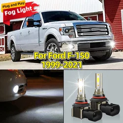 LED Car Front Fog Light Lamp 9045 9145 H10 Bulb 6000K For Ford F-150 F150 1999 2000 2001 2002 2003 2004 2005 2006 2007 2008-2021