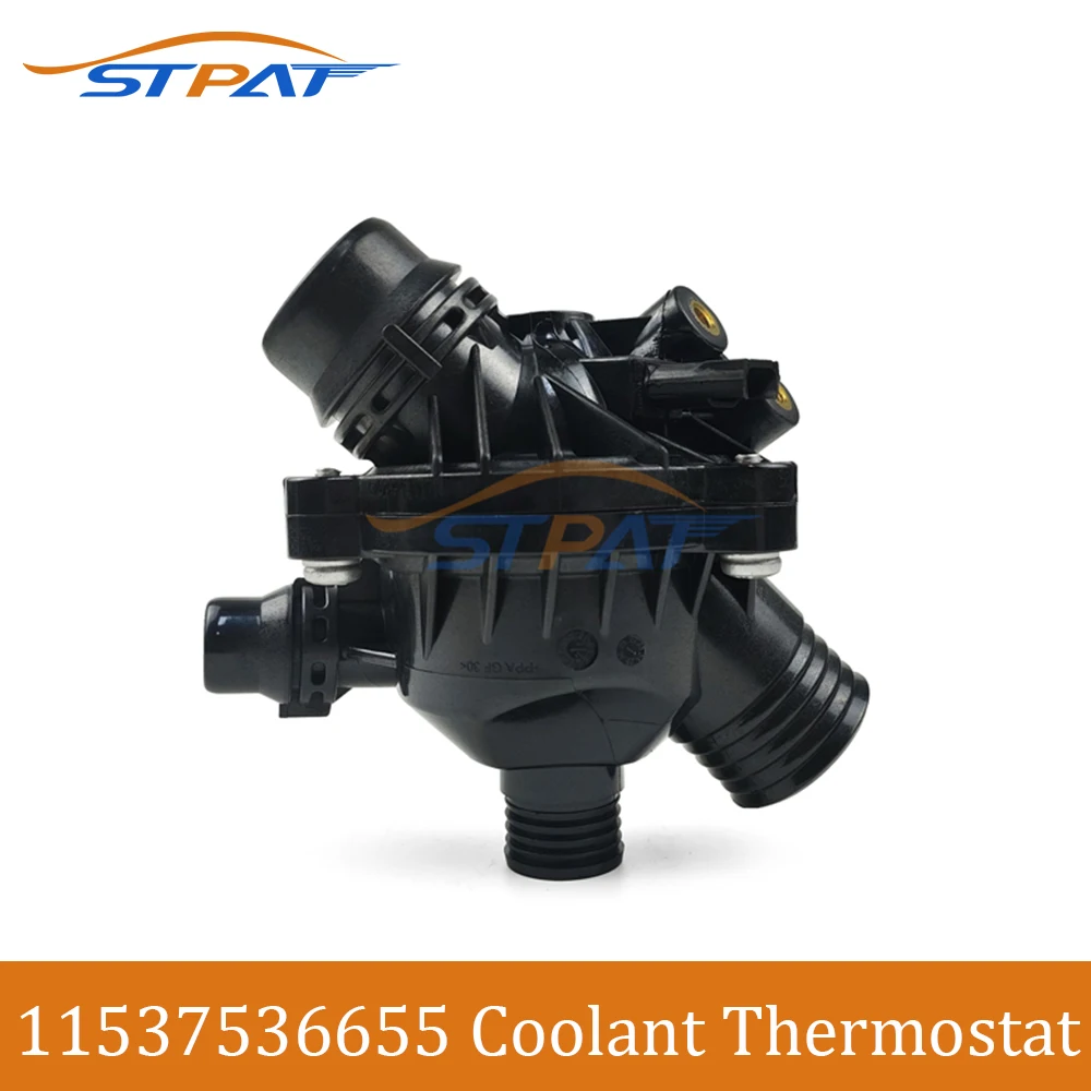 

STPAT 11537549476 11537536655 Engine Coolant Thermostat Assembly for BMW E81 E82 E87 E88 E90 E91E60 E61 E63 E86 E65 E66 N52 N53