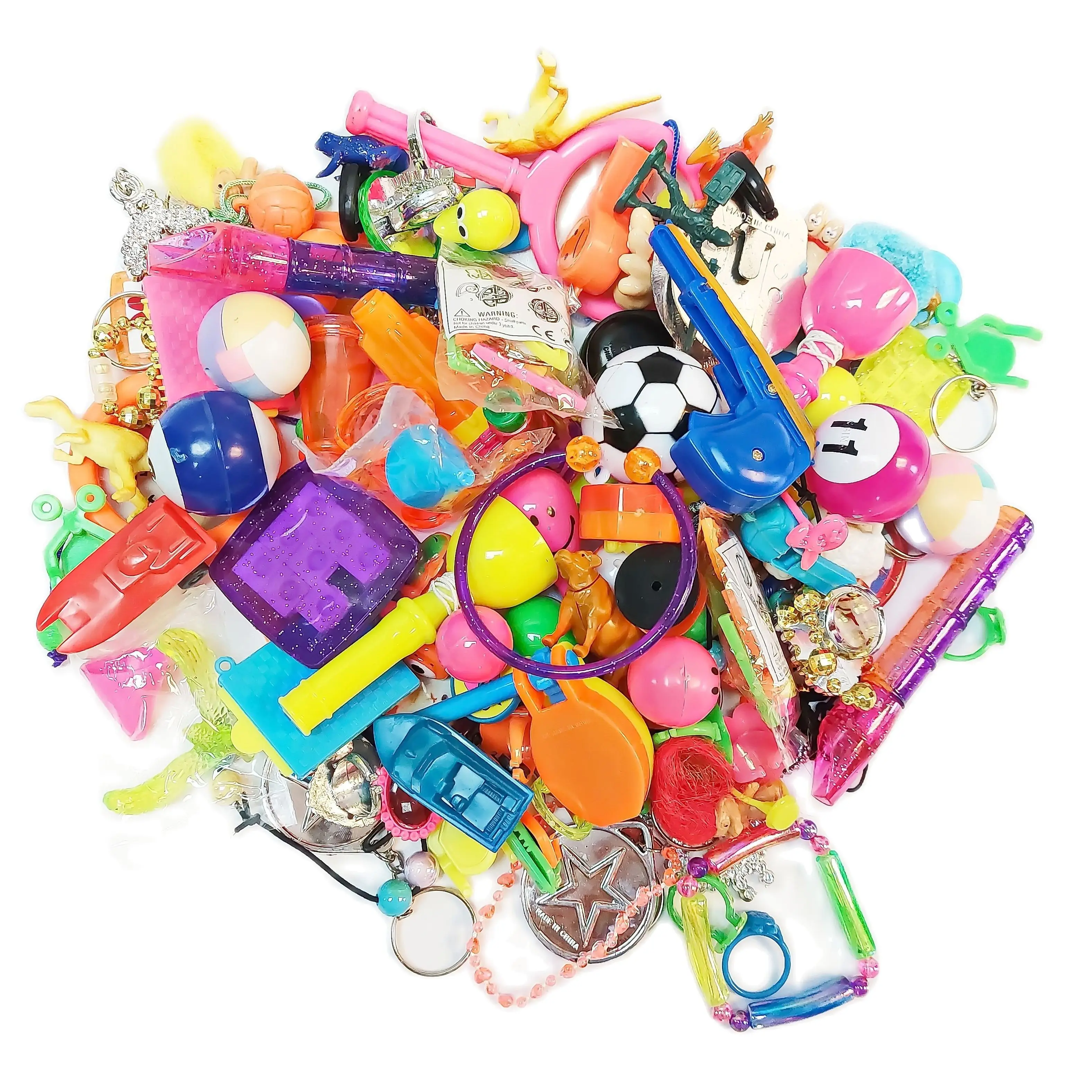 100 في ، ألعاب حفلات ، مزيج ب ، حقائب جودي للأطفال ، هدايا حفلات للأطفال ، هدايا للفصول الدراسية ، كرنفال ، صندوق كنز ، ألعاب حفلات أعياد الميلاد