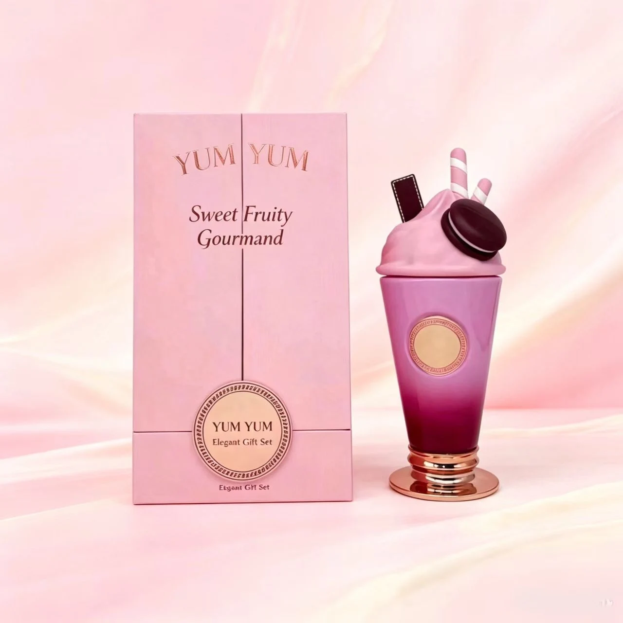 Cute Gourmand Style Fragrance Bottle 100ml, Long‑Lasting Sweet Scent, Premium Decorative Perfume, Ideal Holiday Gift for Women Birthday Valentine’s Day Present