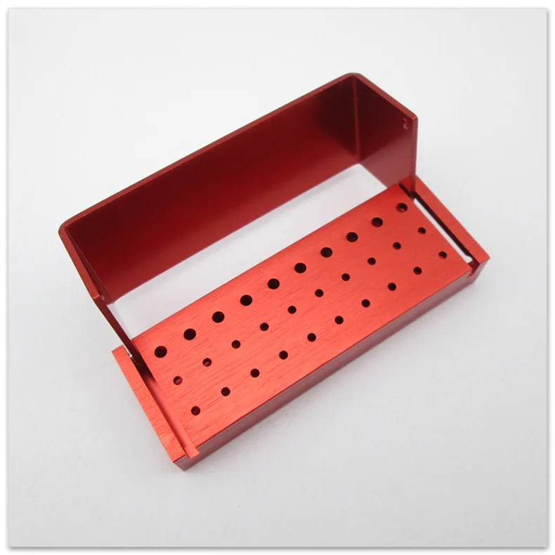 Dental Bur Holder (15-Hole/30-Hole) Sterilization Rack/Box/Stand for High Low-Speed ​​Burs for High-Temperature Sterilization