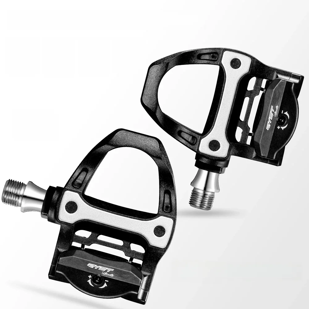 AliExpress Lexon 2024 RYET Carbon Road Bike Pedal with Cleats 3 Bearings Ultralight Clipless Cycling Pedal 218g Compatible with SPD-SL System