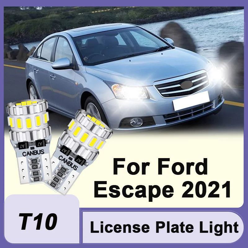

2PCS T10 W5W Canbus LED Front Light 3014 DC12V Auto Clearance Light Car Lamp Error Free for 2021 Ford Escape