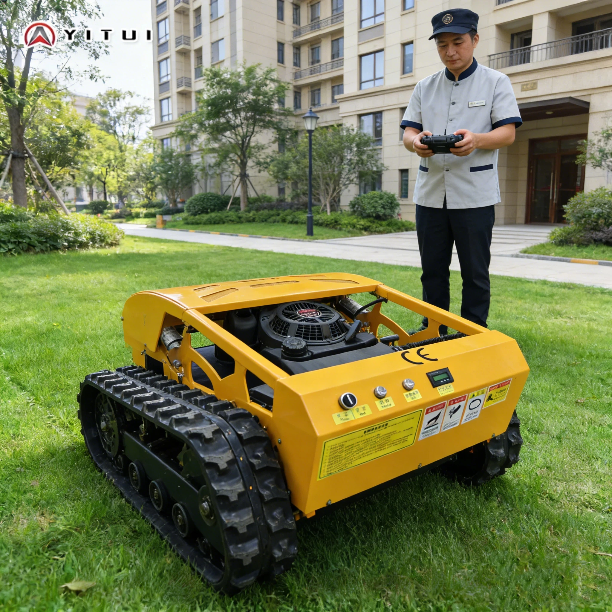 

Factory Price Remote Control Crawler Robot Grass Cutter Customized Ce Ep Certified Efficient Lawn Mowing Machine For Outdoor Use
