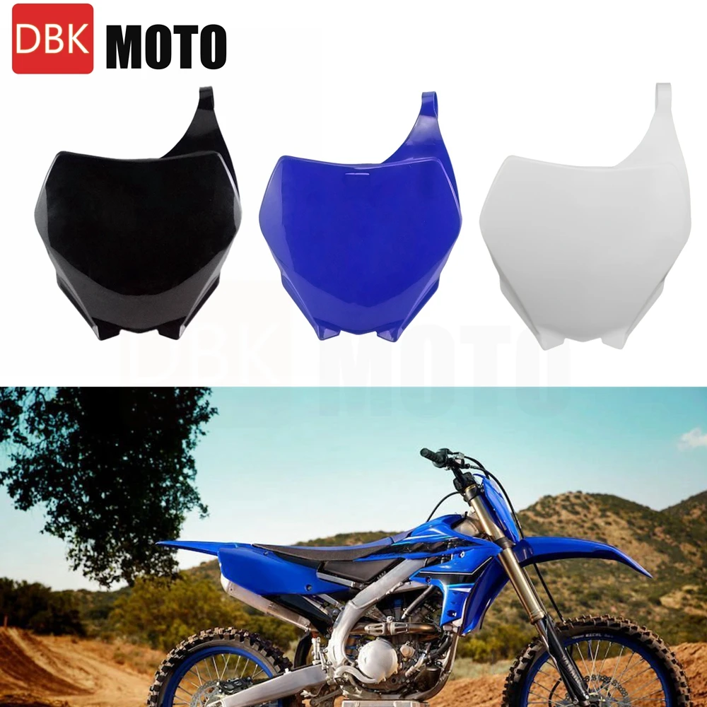 Enduro Dirt Bike Motocross Front Number Plate for Yamaha YZ250F YZ450F YZ125 YZ250 WR450F 2006-2019 Moped Motorcycle Front Plate