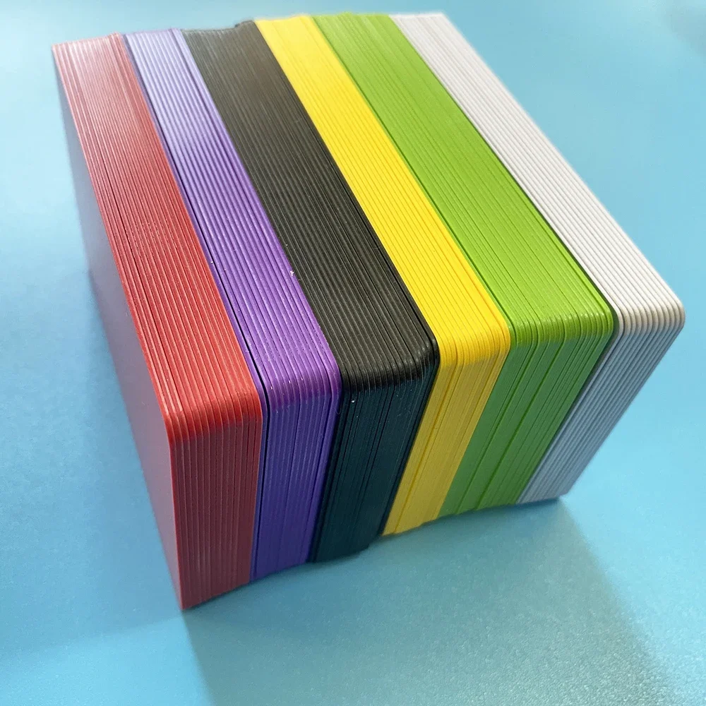 10 pièces carte NFC noir/rouge/bleu/vert/jaune carte 504 octets avec carte de visite NFC215 NFC