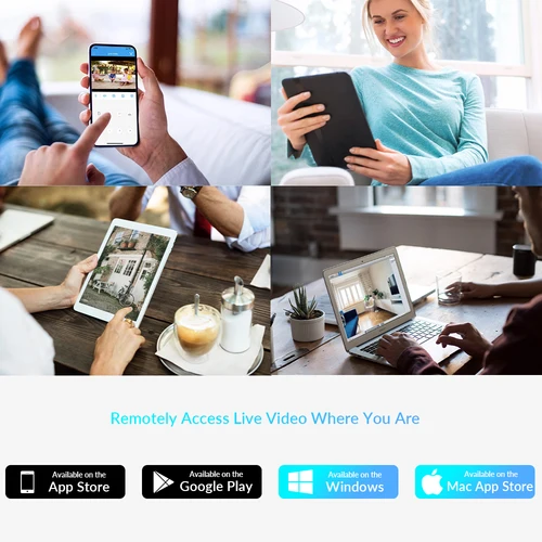 Imagen 2 del producto Mini WiFi NVR 8CH 3MP 4CH 5MP H.265 grabadora de vídeo en red inalámbrica para cámara de seguridad de vigilancia WIFI de 5MP Compatible con Onvif