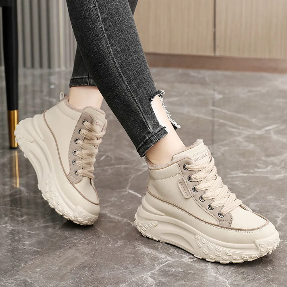 Women's Warm Winter Fuse-Lated high-top Nicker Lage-Uplet Foam high-top athletic shoes shoes