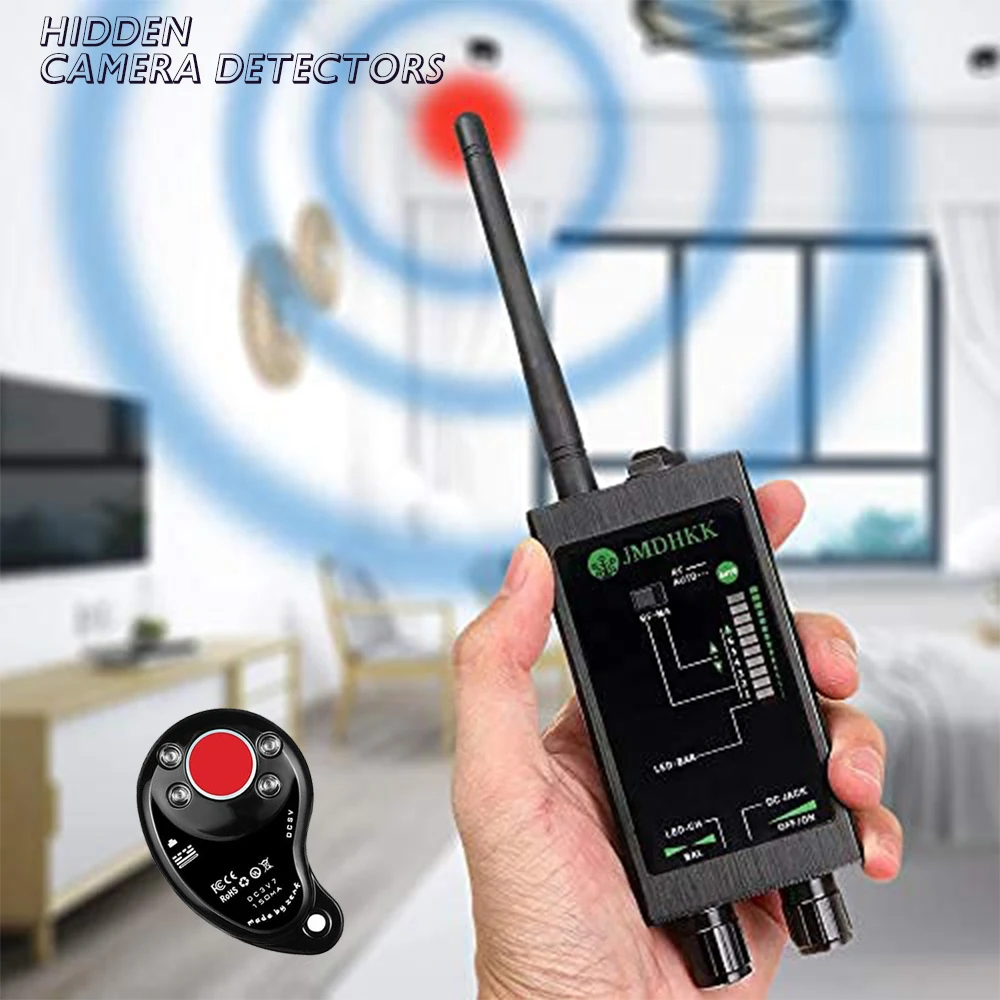 Professional Bug Hidden Camera Detectors Anti Spy RF GPS Tracking Strong Magnetic for Tracker Listening Device  Finder