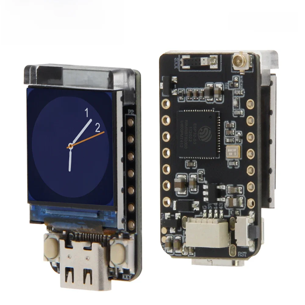 LILYGO® T-QT V1.1 ESP32-S3 GC9107 0.85 Cal moduł wyświetlacza LCD rozwój pokładzie WIFI Bluetooth w pełnym kolorze IPS 128*128 ekran — zdjęcie produktu 7