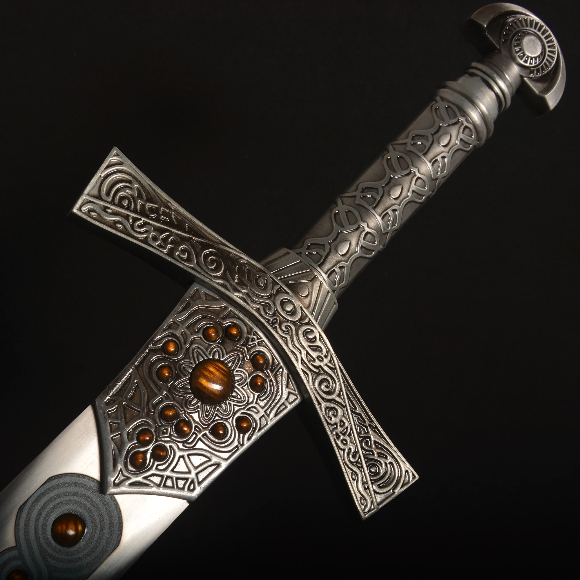 39 inch Westers zwaard/Ridderzwaard van Michaela/Roestvrij staal/Collectie