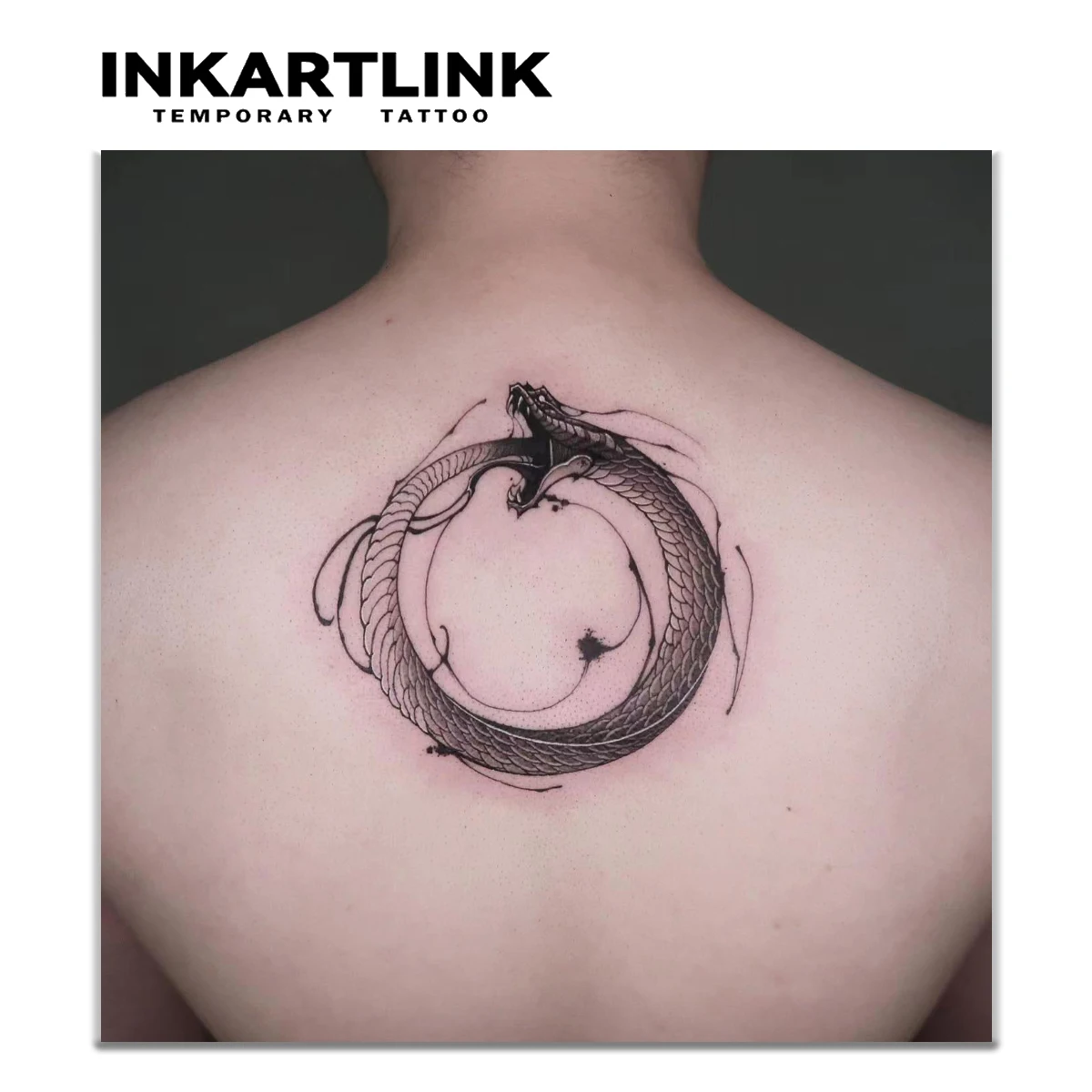 Adesivo tatuaggio temporaneo serpente, tatuaggio magico impermeabile, dura fino a 15 giorni tatuaggio finto, tatuaggio semipermanente