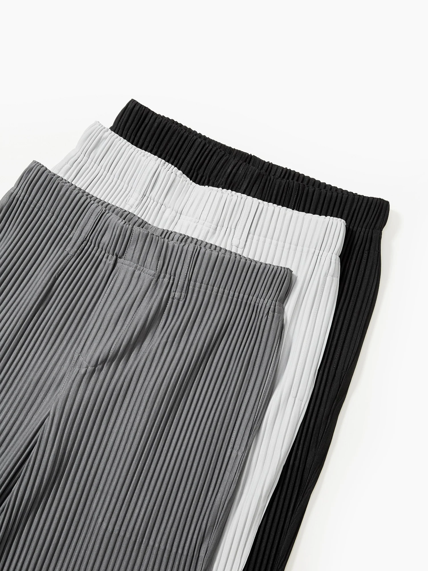 

Miyake плиссированные мужские брюки повседневные свободные широкие драпированные брюки деловая повседневная повседневная одежда