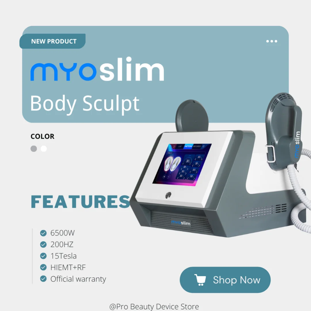 

MYoslim15Tesla Sculpt Machine 6500W EMS RF Fat Burning Slimming Muscle Stimulation Body Sculpting Electromagnetic Therapy Device