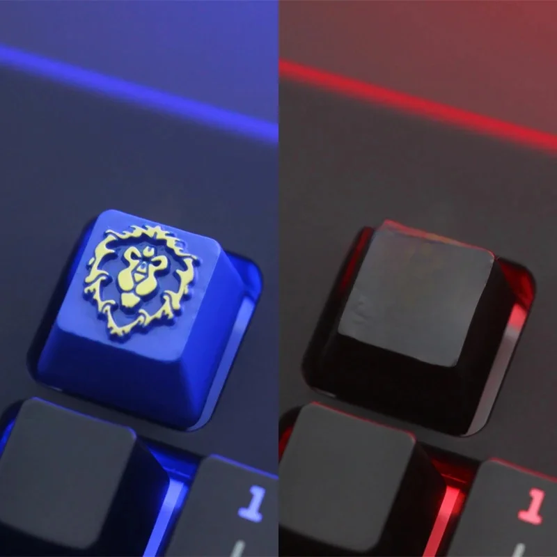 Keystone Artisan Keycap do klawiatury mechanicznej WOW World of Warcraft Motyw gry Stop cynku i aluminium Spersonalizowana gra PC — zdjęcie produktu 7