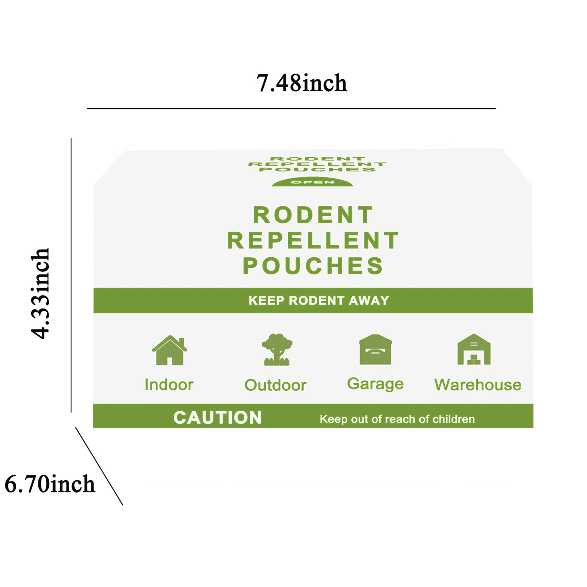 20 Pack Rodent Mouse Repellent Pouches Peppermint Oil to Repel Mice and Rats, Mouse Repeller Pest Repellent Pouches Mice Repellent for House Mouse Deterrent Indoor