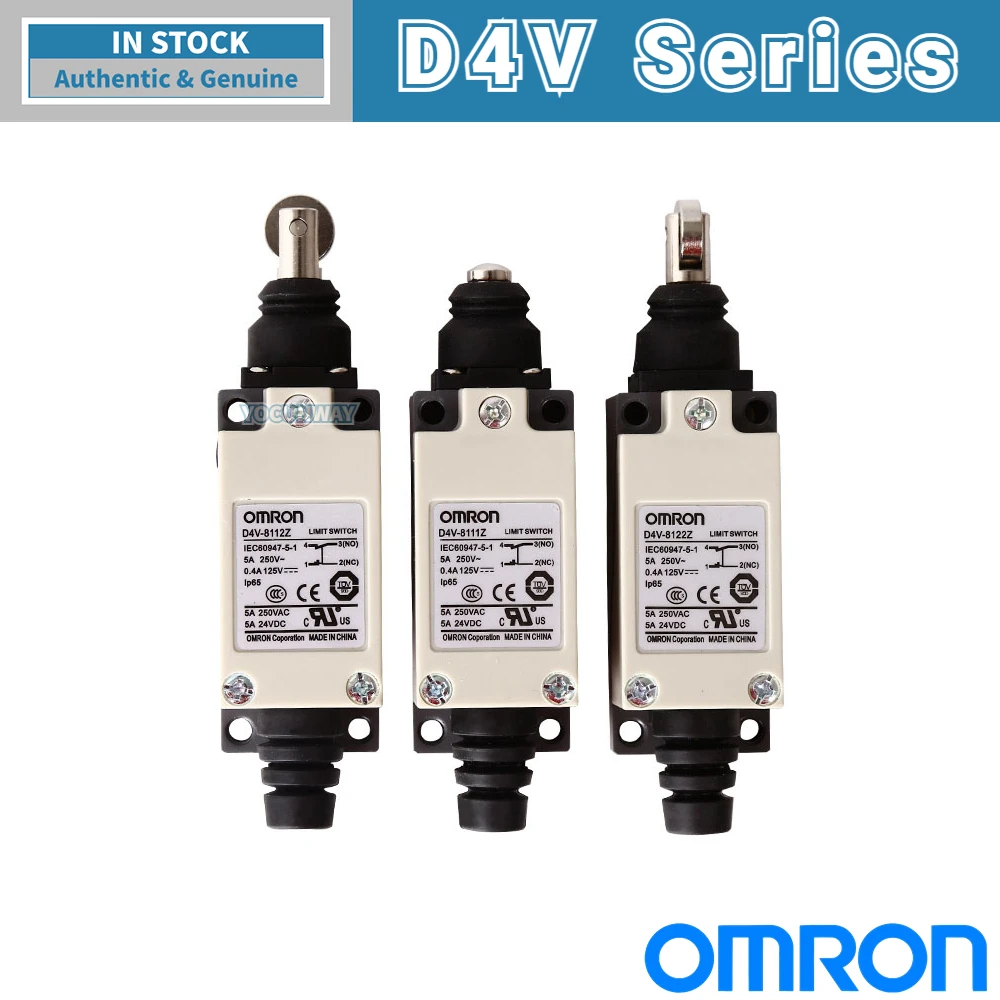 OMRON Limit Switch D4V-8108SZ-N Original New Authentic 8104SZ-N 8107Z-N 8166Z 8111Z 8112Z 8122Z Series for Industrial Use