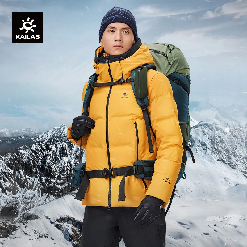 KAILAS-Goose Down Jacket Winter Warm Thickened Camping Outdoor Waterproof Hiking Jacket Outerwear Over Coats KG2233103