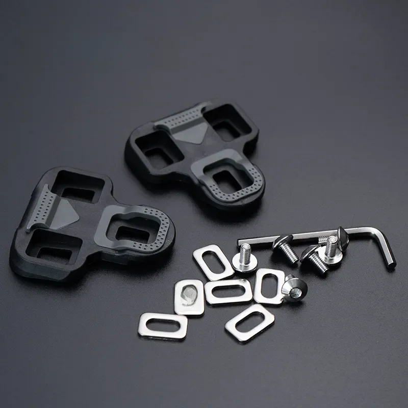 AliExpress rrskit Rrskit Bicycle Pedal Cleats Road Bike Self-Locking Plate For KEO Ultralight Cycling Pedal Shoes Cleat Floating For Wellgo RC7