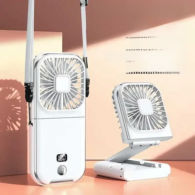 Faltbare hängende Hals ventilator Kühlung Desktop-Kühlung Handheld USB Mini-Ventilator Camping stumm