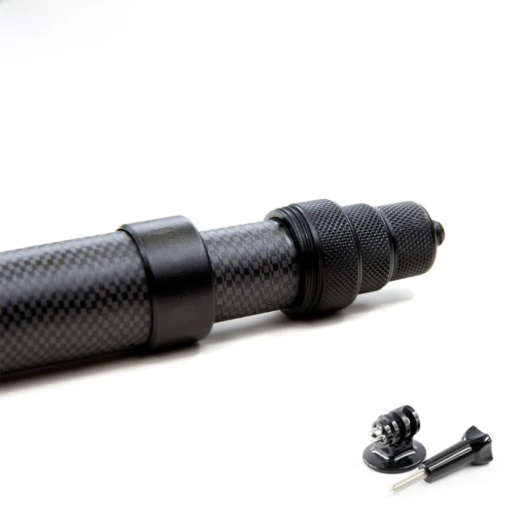 HONGDAK 3m monopode évolutif en Fiber de carbone édition étendue bâton de Selfie Invisible pour Insta360 X3 X2 pour trépied Go Pro