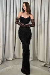 Fish Tail Evening Dresses for Special Occasions Black Elegant Dresses for Women Wedding Party Dress Lena Sequins Amanda Novias