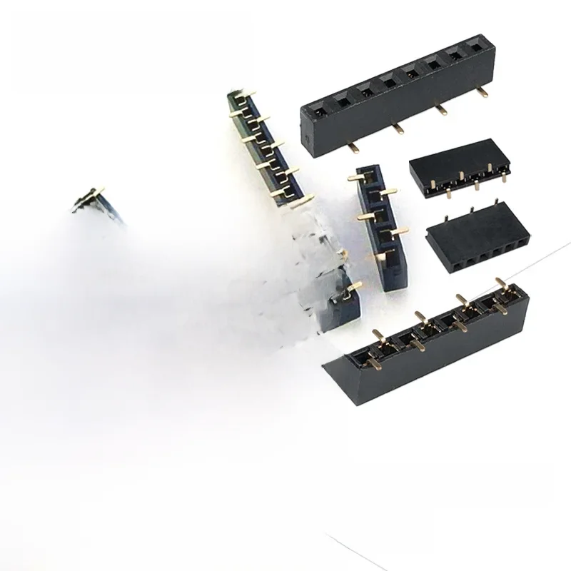 20szt 2.54mm SMD Stackable 1x2P/3P/4P/5P 6P 8P 10P 40P PH8.5 Single Row Rohs SMT Female Pin Header 40Pin Interleaved Connectors — zdjęcie 2