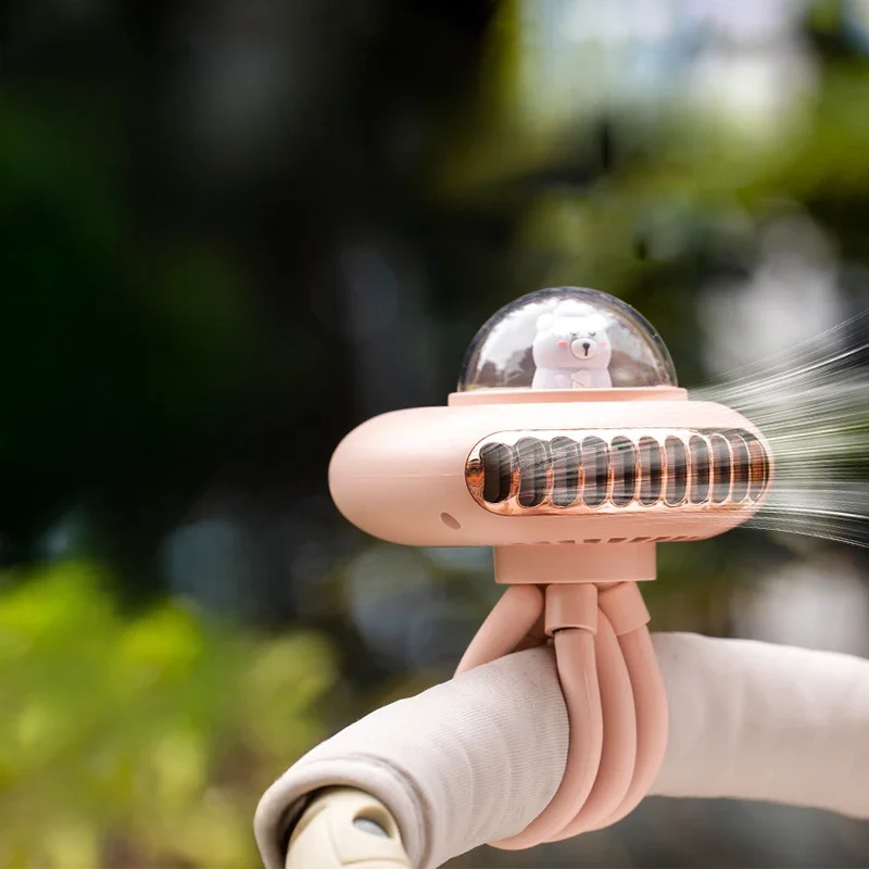 AliExpress kinscoter KINSCOTER Stroller Fan Portable Flexible Tripod Clip-on Fan 4 Speed Handheld Personal Fan For Car Seat Crib Bike Treadmill