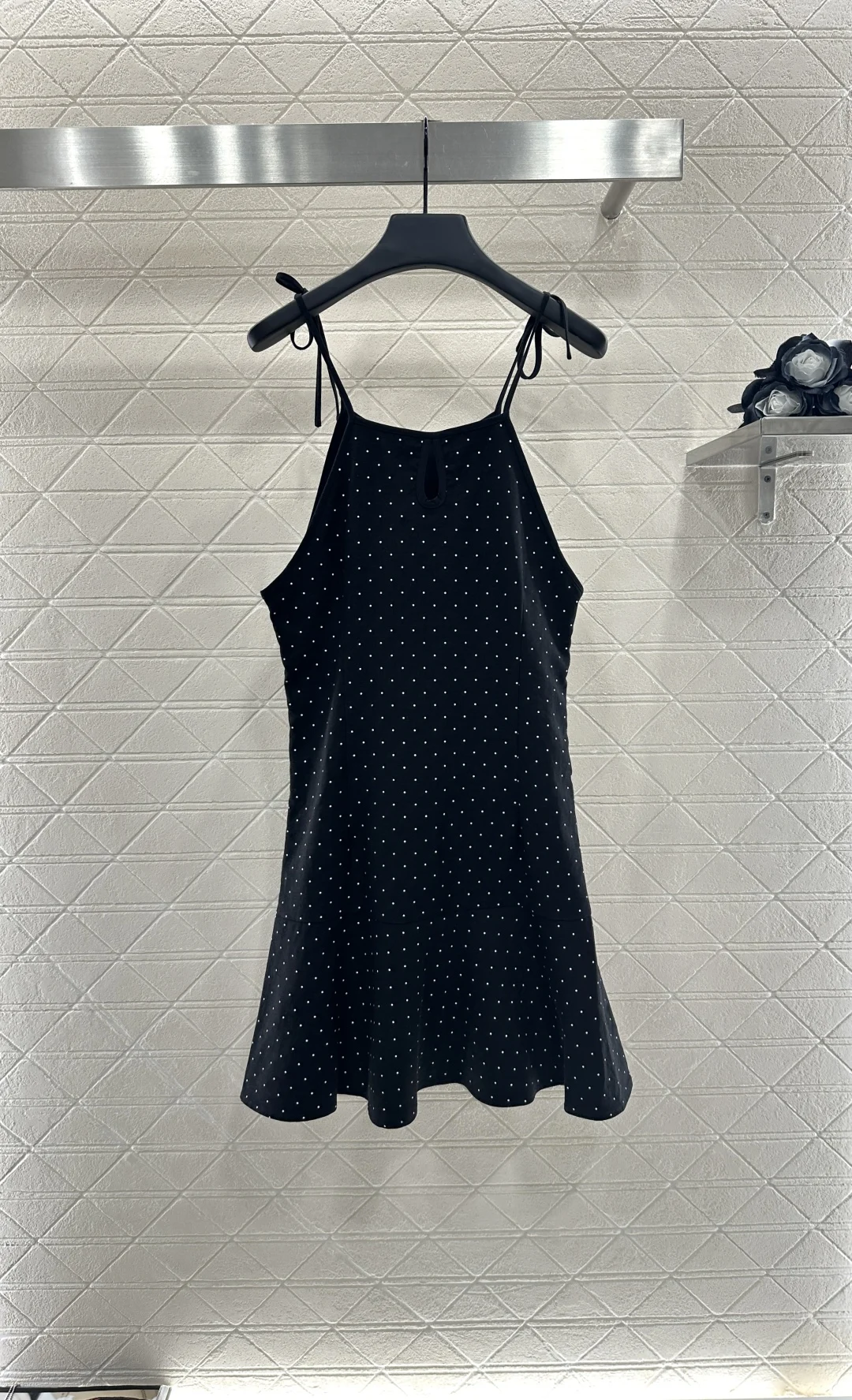 

2025 New Dress Points Sleeveless Fashionable Versatile Slimming Figure-hugging Spring Summer
