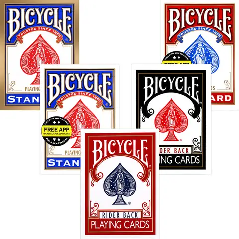 Bicycle Rider Back Playing Cards Magic Tricks Poker Magia Close Up Street Illusions Gimmicks Mentalism Props Kids Toys
