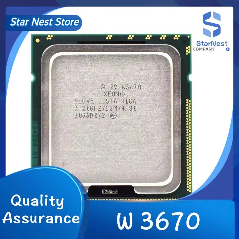 Xeon W3670 3.2-3.46GHz 6 Core LGA 1366 Processor